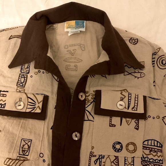 Sea Suns women button up shirt size x-small - Picture 10 of 13
